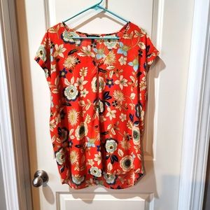 Womans floral shirt